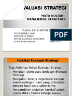 Evaluasi Strategis