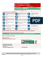 Safe Operating Procedure Template