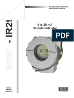 4 To 20 Ma Remote Indicator: Instructions, Operation Maintenance Manual