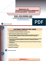 Reglamento Del "Sistema Nacional de Programación Multianual y Gestión de Inversiones" - Invierte - Pe Econ. Jose Herrera Jara