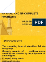 NP Hard and NP Complete Problems