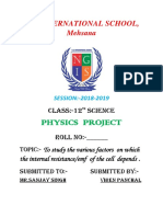 12th Physics Project PDF