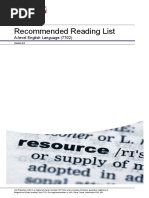 Aqa 7702 Reading List