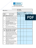 Marine Radar Groom Check-List