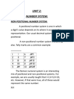 Unit 2: Number System