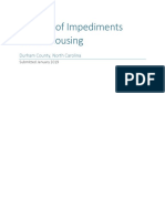 Durham County Analysis of Impediments To Fair Housing - 2019