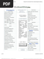 GATE Syllabus - Mathematics: GATE 2009 2010 Syl Labus - Mathemati Cs