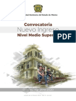 UAEMex Convocatoria Medio Superior 2019-2020