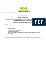 Emt 2512 Manufacturing Process Planning