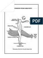 Mechanism of Heat Loss From The Human Body