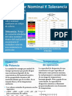 Valor Nominal y Tolerancia