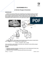 Soal OSN IPA SD 2018 - Eksperimen 2 PDF