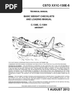 Xx1c-130e-5 Basic Weight Checklists and Loading Manual Hercules C-130