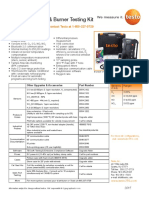 Testo 350 - Boiler & Burner Testing Kit