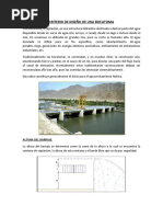 Criterio de Diseño de Una Bocatoma