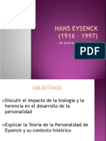 Teoría de Hans Eysenck Del Desarrollo de La Personalidad