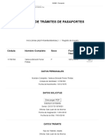 SAIME - Pasaporte Estado Tramite