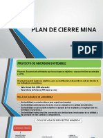 Plan de Cierre de Minas