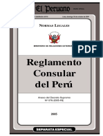 Reglamento Consular Del Perú