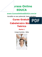 Curso de Cabeleleiro Básico Parte 1