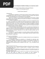 La Prueba Pericial en Los Tribunales de Familia de Santiago