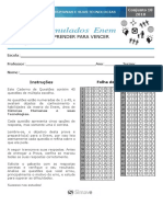 Simulado Enem - Prova de Ciências Humanas