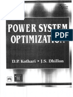 Power System Optimization (Kothari) PDF