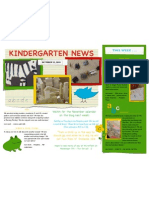 Kindergarten News: This Week - .