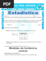 Estadistica para Cuarto de Primaria