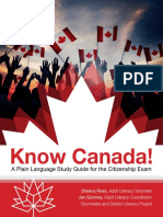 Know Canada!: A Plain Language Study Guide For The Citizenship Exam