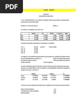 Ejercicio de Presupuesto Resuelto