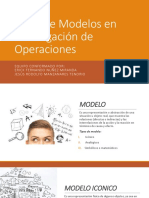 Tipos de Modelos en Investigación de Operaciones