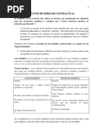 Apuntes de Derecho Contractual