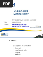 Curriculum Management: Nurahimah Mohd. Yusoff Tel.: 019-4766306 E-Mail