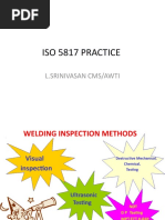 Iso 5817 Practice: L.Srinivasan Cms/Awti