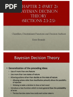 Chapter 2 (Part 2) : Bayesian Decision Theory (Sections 2.3-2.5)