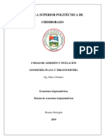 Ecuaciones Trigonométricas y Sistemas de Ecuaciones Trigonométricas