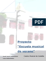 Proyecto Vacacional de Música