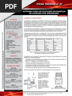 Ficha Tecnica #27 Sistemas Fixos de Extincao Automatica de Incendio Por Sprinklers