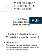 Analiza Psihologica A Muncii - Proprietati Si Practici de Baza - Partea 3, Analiza Muncii