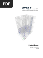 ETABS Project Report For Design of A Masjid