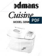 Goodmans Cuisine gbm625 Aka Bush bm635 PDF