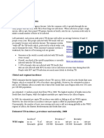 Tuberculosis: Infection and Transmission