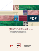 Aproximación Histórica A Procesos de Planificación en Bolivia