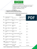 Subiect Comper Matematica EtapaI 2018 2019 ClasaI