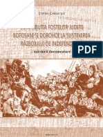 Cervatiuc Stefan - Contributia Fostelor Judete Botosani Dorohoi Sustinerea Razboiului Independenta PDF