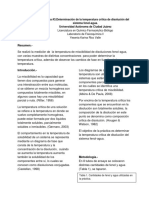 Determinación de La Temperatura Crítica de Disolución Del Sistema Fenol-Agua.