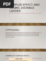 Doppler Effect and Cosmic Distance Ladder