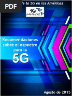 4G Americas 5G Spectrum Recommendations White Paper - Spanish