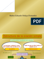 Estructura Oracion Simple PDF